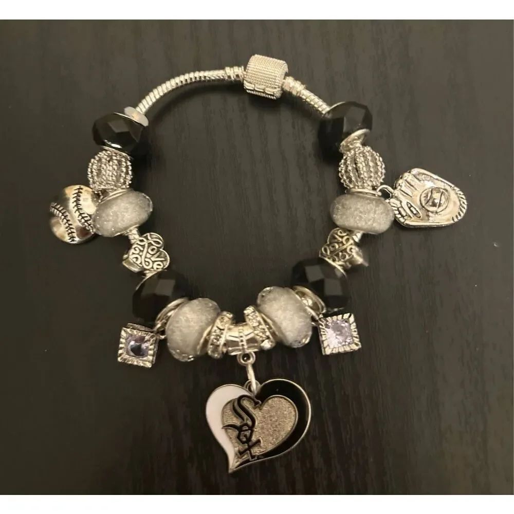 Chicago White Sox Charm Bracelet